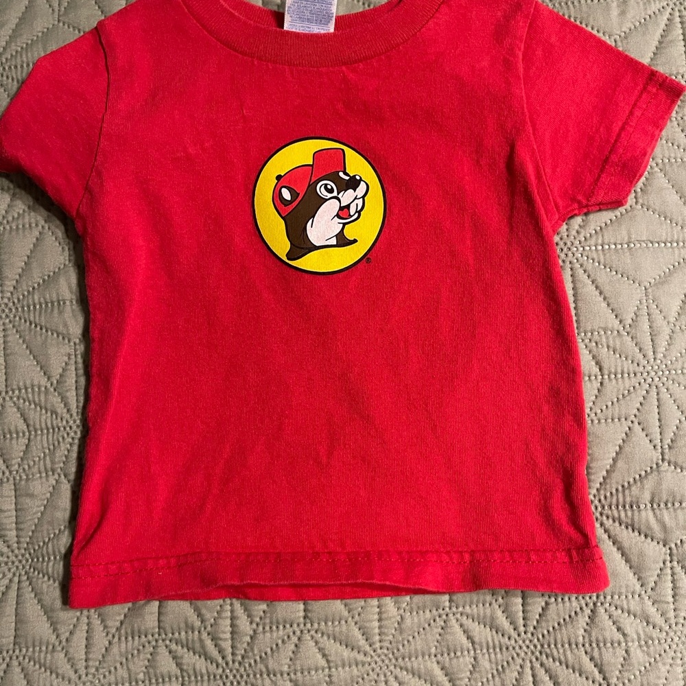 Vibrant Red Kids' T-Shirt with Fun Graphic